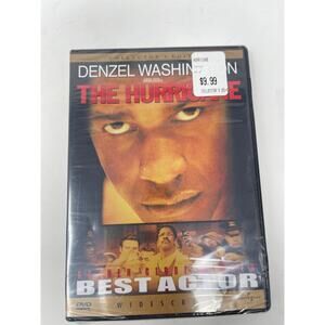 The Hurricane (DVD, 2000) Collectors Edition Denzel Washington NEW Sealed